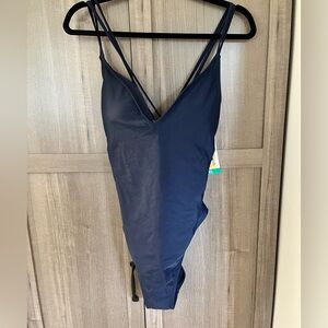 Hurley one-piece navy blue swim suit
